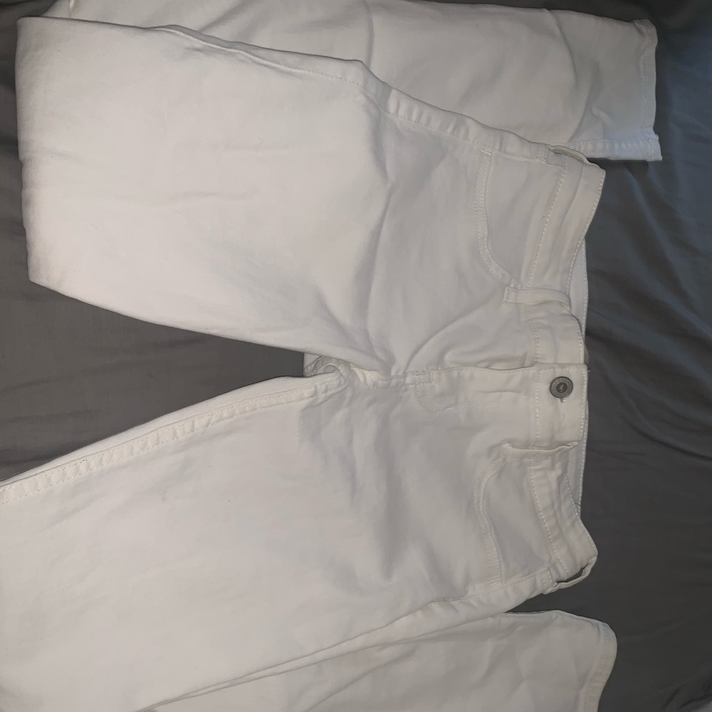 Hollister white jeans